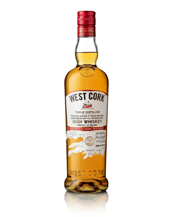 West Cork Bourbon Cask whiskey bottle
